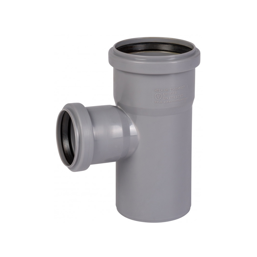 Тройник HTEA 75/50*87 гр. Ger для внутренней канализации, Ostendorf  (20/480)