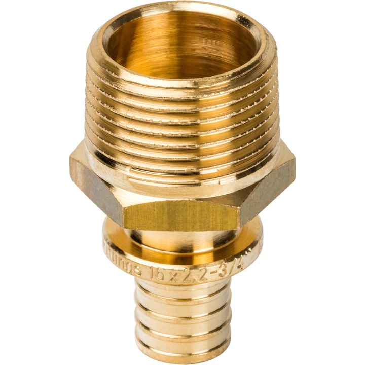 Переходник с наружной резьбой 16xR 3/4" (10/100) STOUT