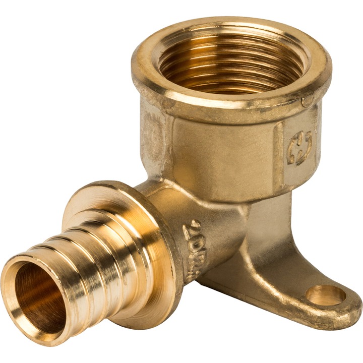 Угольник настенный с креплением 20xRp 3/4" (5/30) STOUT