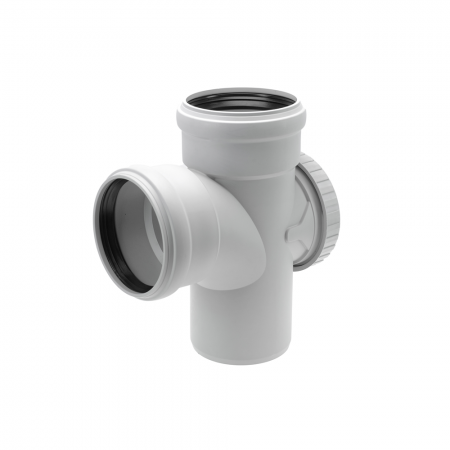 Тройник ревизионный  SKEAR 110/110*87 гр. Ostendorf (1/10/80)