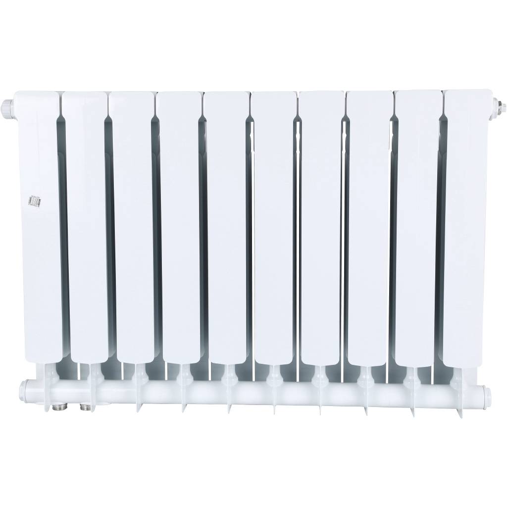 Радиатор биметаллический с нижним прав. подключением STOUT Space 500 10 секции