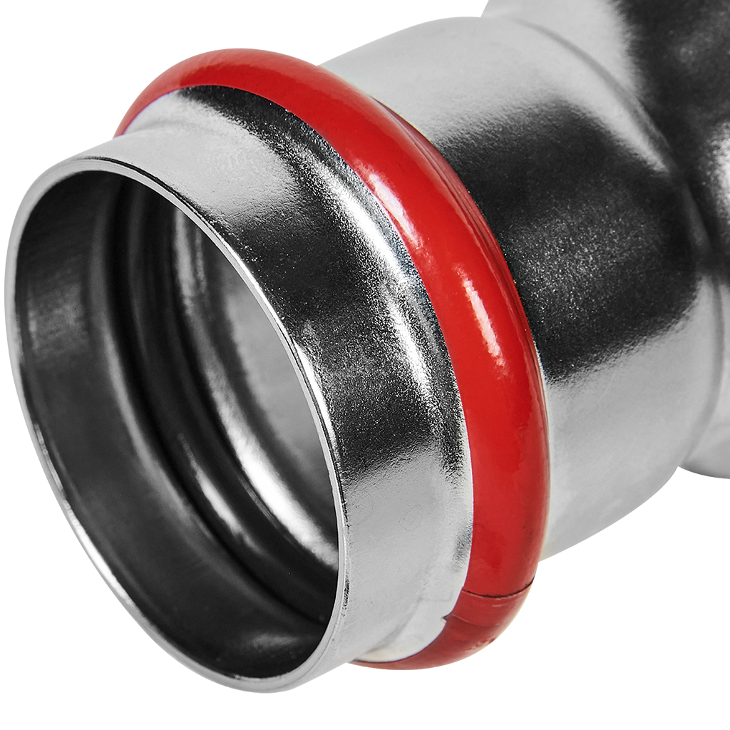 Муфта переходная ВПр 54х42 из нержавеющей стали прессовой ROMMER