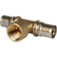 Пресс тройник-переходник с внутренней резьбой 26х3/4"х26 (5/50) STOUT