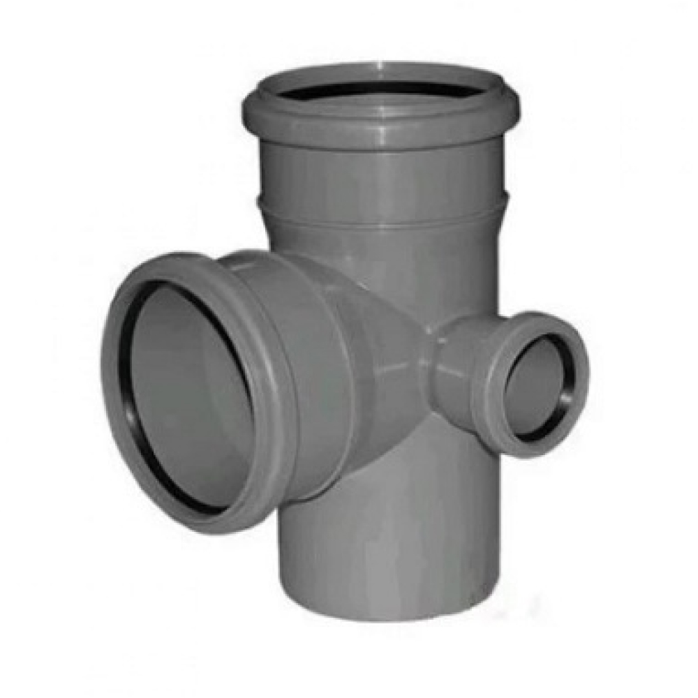 Крестовина двухпл.110/110/50 прав. вн.канализ. (25) VALFEX