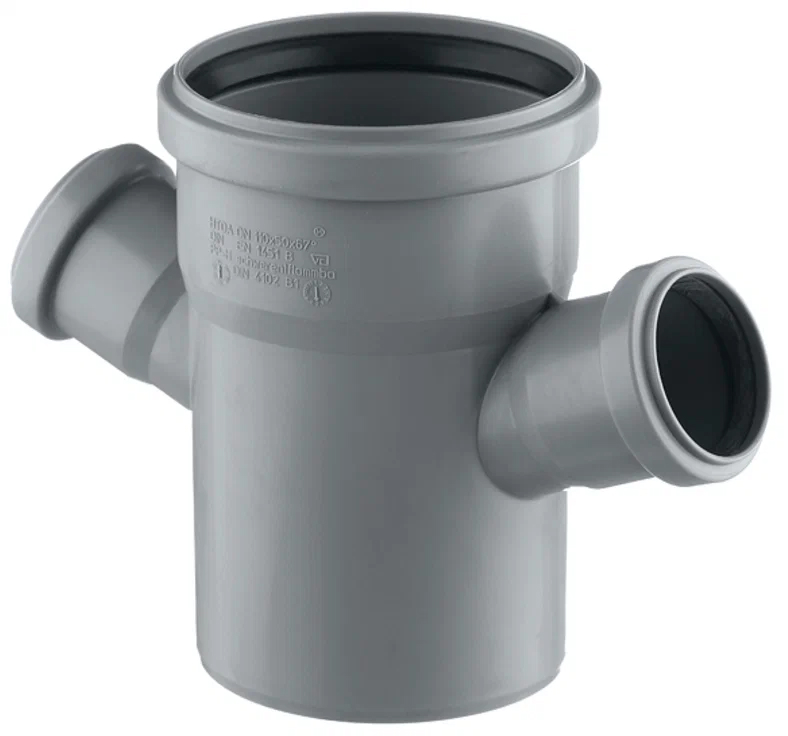 Крестовина HTDA 110/50/50*67 гр. Ger для внутренней канализации, Ostendorf  (10/120)
