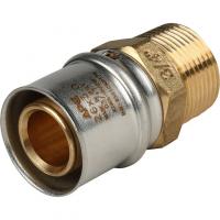 Пресс переходник с наружной резьбой 3/4"х26 (5/100) STOUT