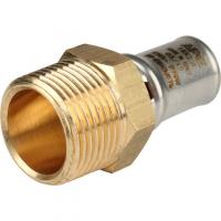 Пресс переходник с наружной резьбой 3/4"x16 (10/150) STOUT