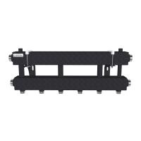 Модульный коллектор MK-150-3x25 (до 150кВт 2 магистр.подкл. G1½″ 3 контура G1″ вверх или вниз)