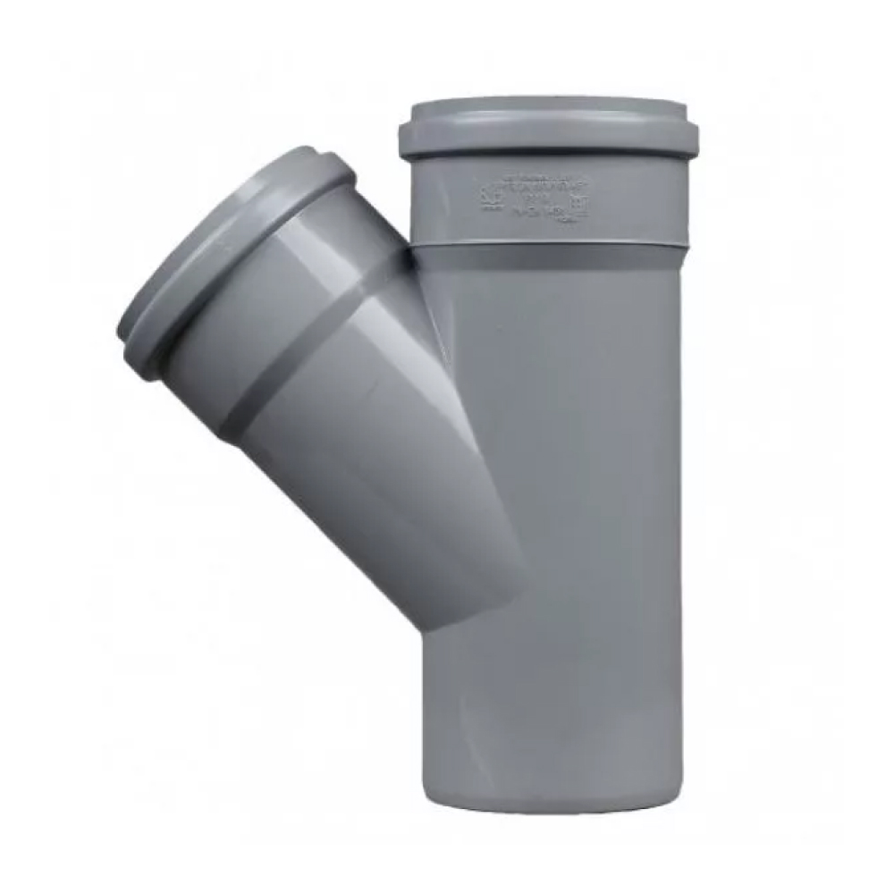 Тройник 45°  50-50 вн.канализ.(140) VALFEX