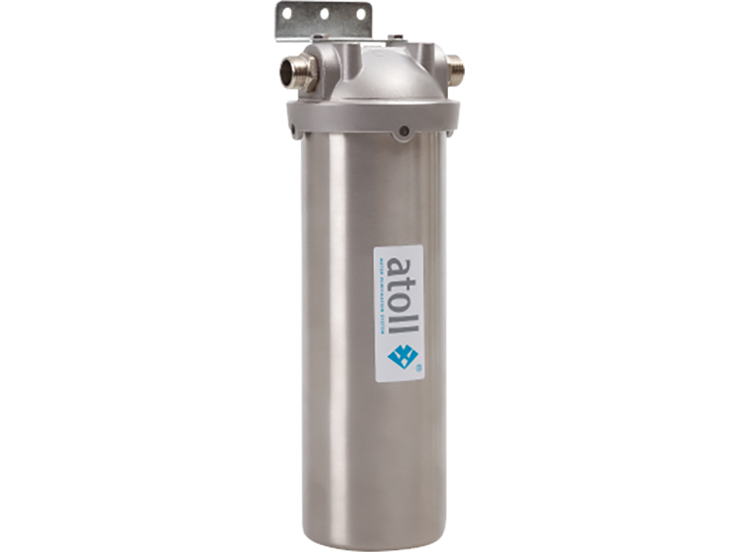 Фильтр atoll I-11SM-p STD с мех. картриджем для горячей воды металл 10" 25 мк, крон. 1/2" в