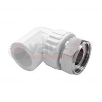 Угол с накидной гайкой 20х3/4" (80/20) (Valfex) БЕЛЫЙ