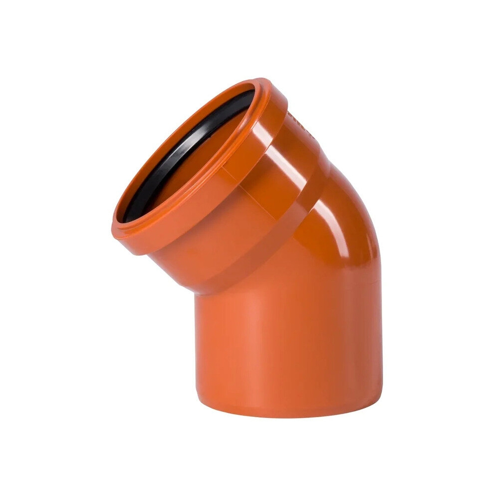 Отвод KGB 315*45 гр. Ger для наружной канализации,  Ostendorf (1/12)