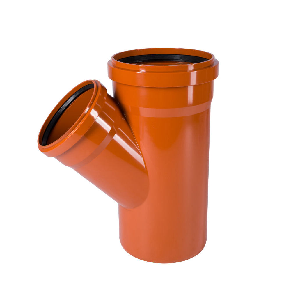 Тройник KGEA 400/250*45 гр. Ger для наружной канализации,  Ostendorf (1/3)