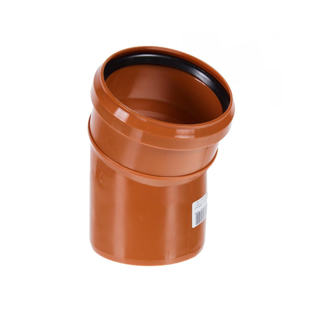 Отвод KGB 160*15 гр. Ger для наружной канализации,  Ostendorf (1/12/96)