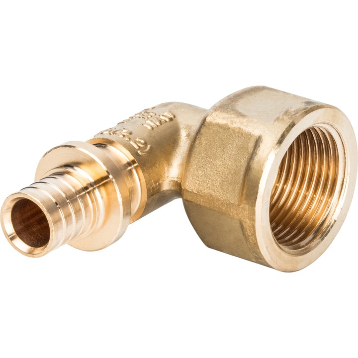 Угольник-переходник с внутренней резьбой 16xRp 3/4" (10/50) STOUT