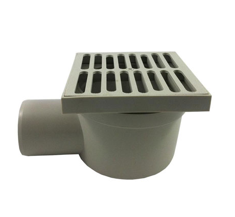 Водосток гориз., с пласт.решет., ЕВРОПЛАСТ, 100х100/40, 4215