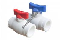 Кран шаровой MINI 32 (40/10) (Valfex) БЕЛЫЙ