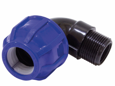 Отвод разъемный нар. резьба  32 х 3/4 ПНД