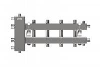 Балансировочный коллектор BMSS-100-5DU (нерж.до 100кВт подкл.котла G1¼″ 2+2+1 контура G1″)