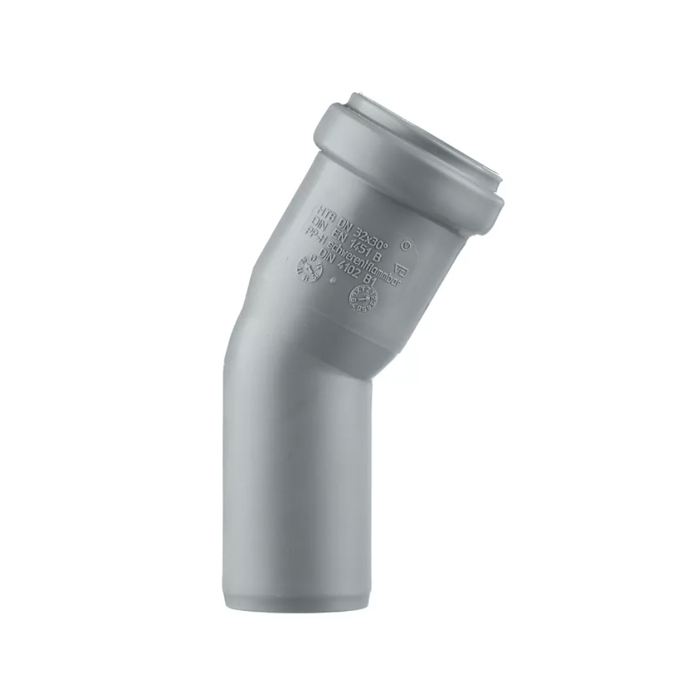 Отвод HTB 40*30 гр. Ger для внутренней канализации, Ostendorf  (20/960)