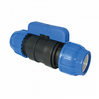 Кран шаровой разъемный 20x20 ПНД