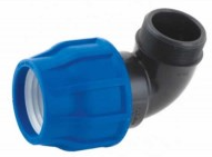 Отвод разъемный нар. резьба  63 х 2 ПНД