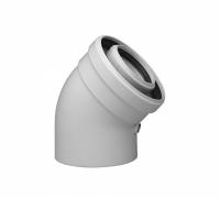 Коаксиальный отвод 45, диам. 125/80, HT KHG 71408881 (Арт.:KHG 71408881)