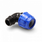 Отвод разъемный нар. резьба  50 x 1.1/4 ПНД