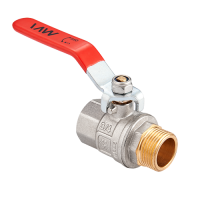 Кран шаровый никелированный с ручкой, гайка-штуцер 1 1/2" MVI (4/16)