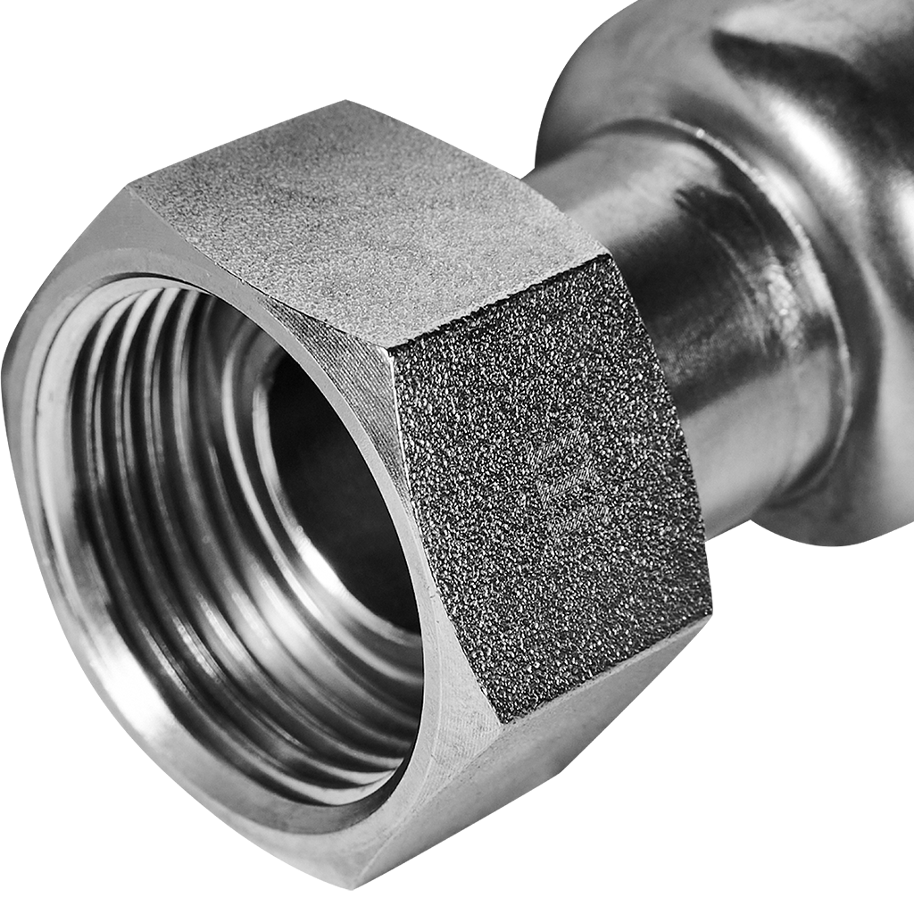 Переходник с накидной гайкой ВПр-ВР 28х3/4 из нержавеющей стали прессовой ROMMER