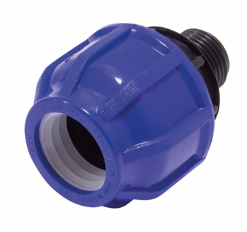 Муфта нар. резьба  63 х 2" ПНД