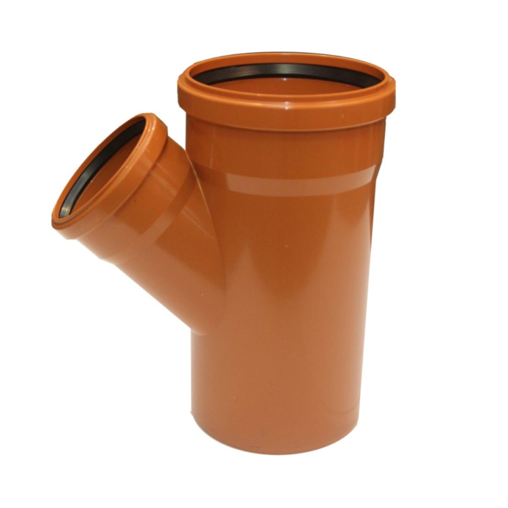 Тройник KGEA 250/250*45 гр. Ger для наружной канализации,  Ostendorf (1/8)