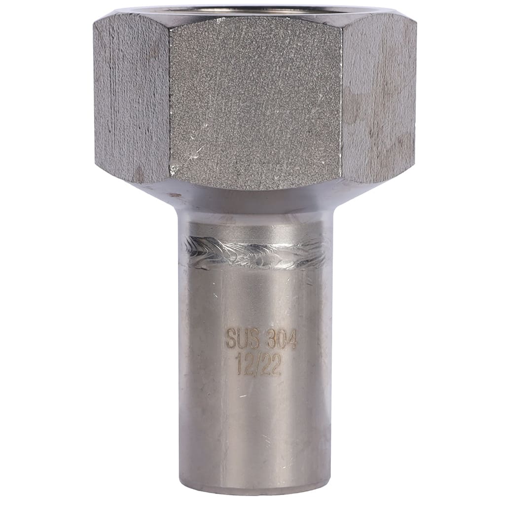 Вставка переходная НПр-ВР 22х1 из нержавеющей стали прессовой ROMMER