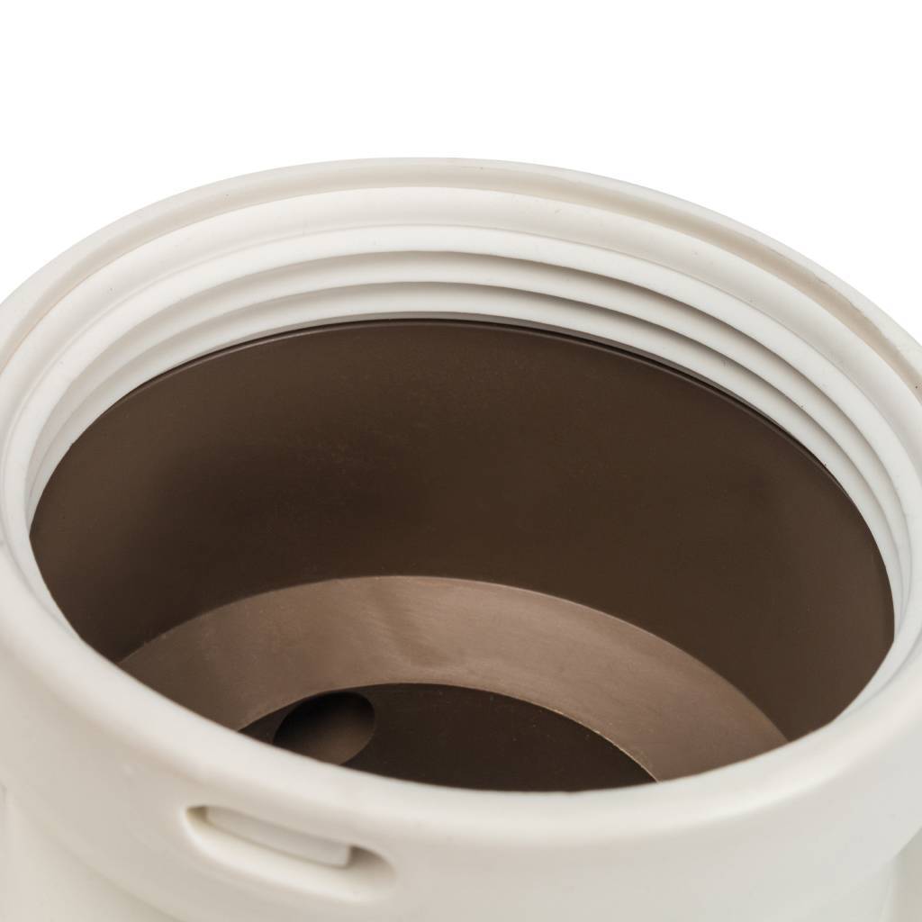 Элемент дымохода Ø80/80 адаптер для подкл. разд. труб (совместимый с Baxi) PP-Ryton STOUT