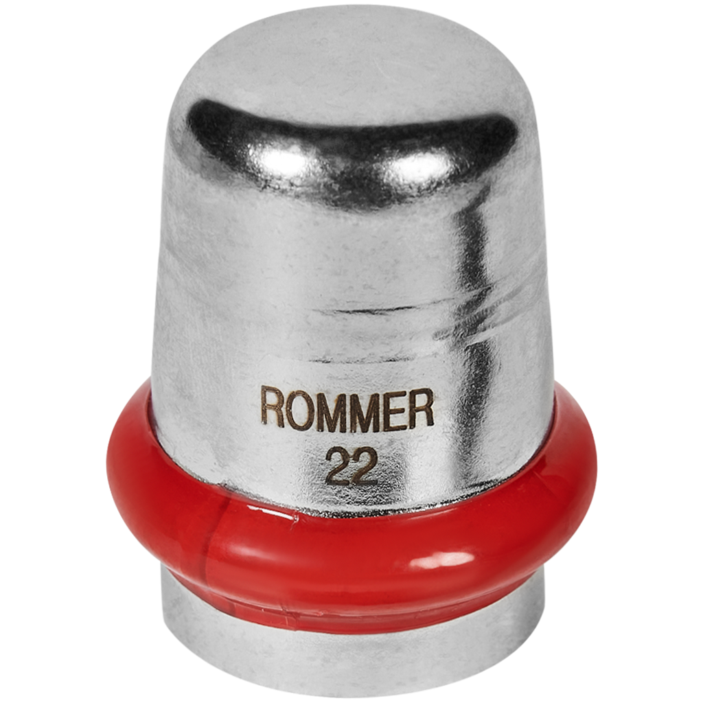 Заглушка ВПр 22 из нержавеющей стали прессовой ROMMER