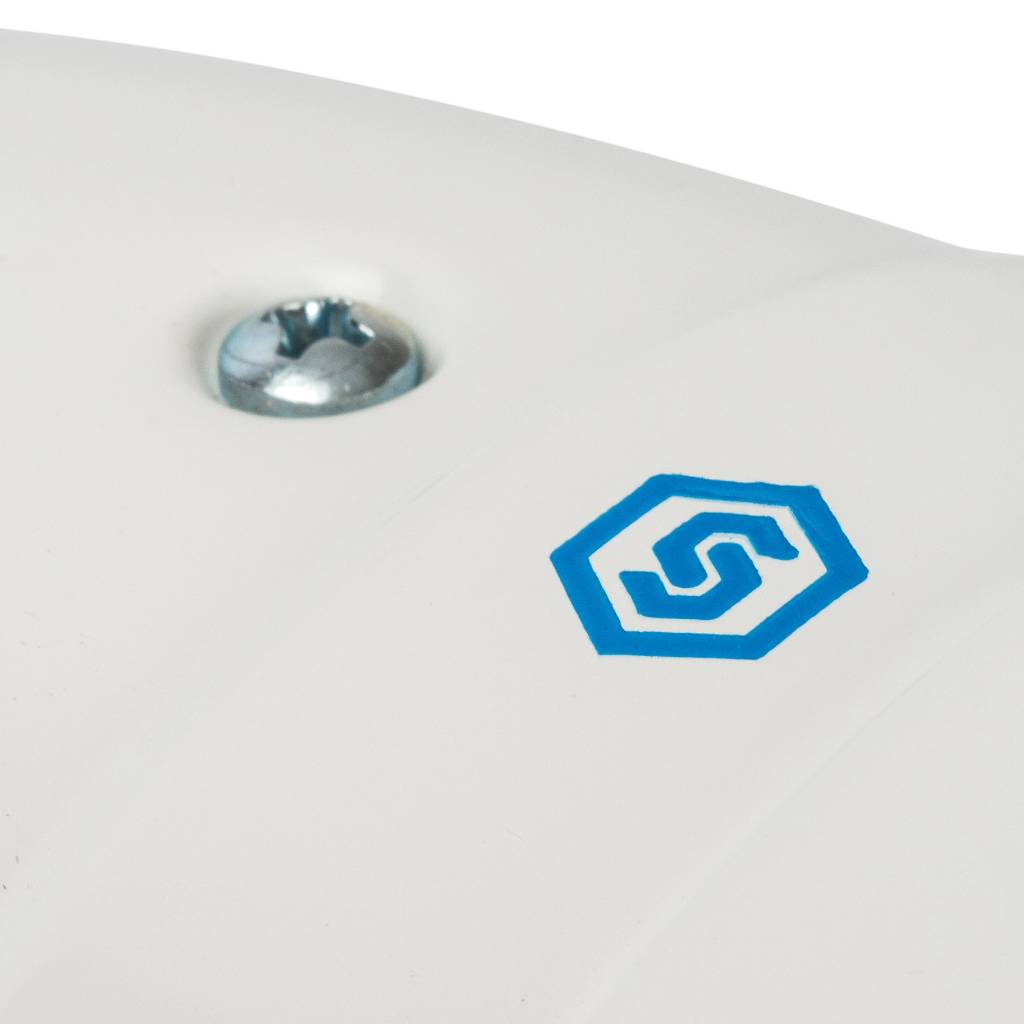 Элемент дымохода конденсац. адаптер 90° DN60/100 м/п PP-FE с хомут. (совмест. Vaillant, Ariston)