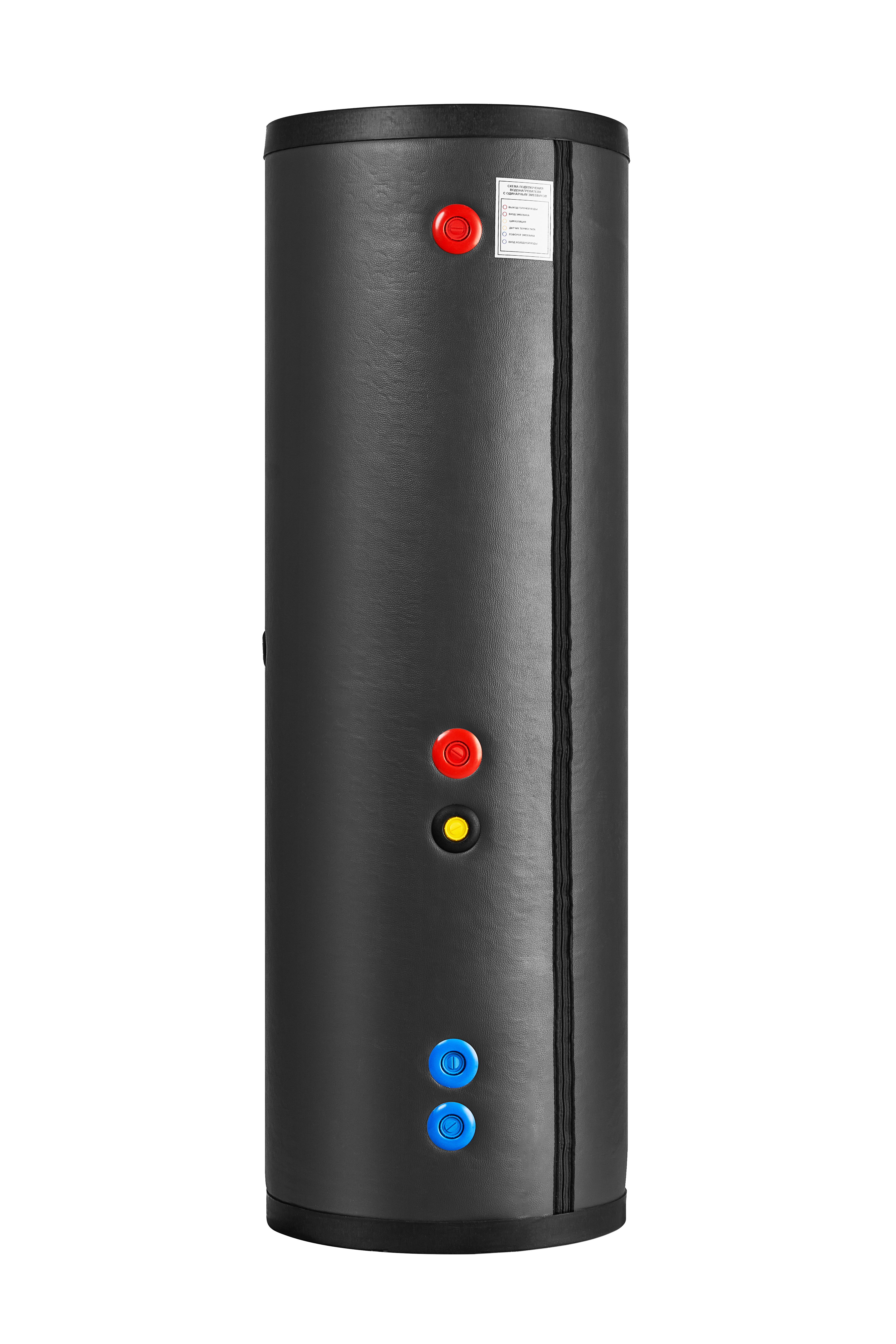 Бойлер косвенного нагрева с одним змеевиком 400 л "EVAN" WBT-HT-400