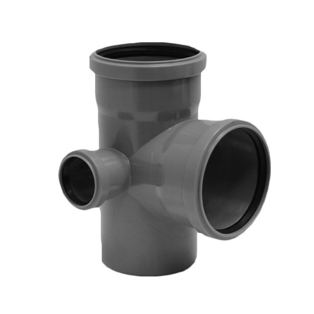 Крестовина двухпл.110/110/50 прав. вн.канализ. (25) VALFEX