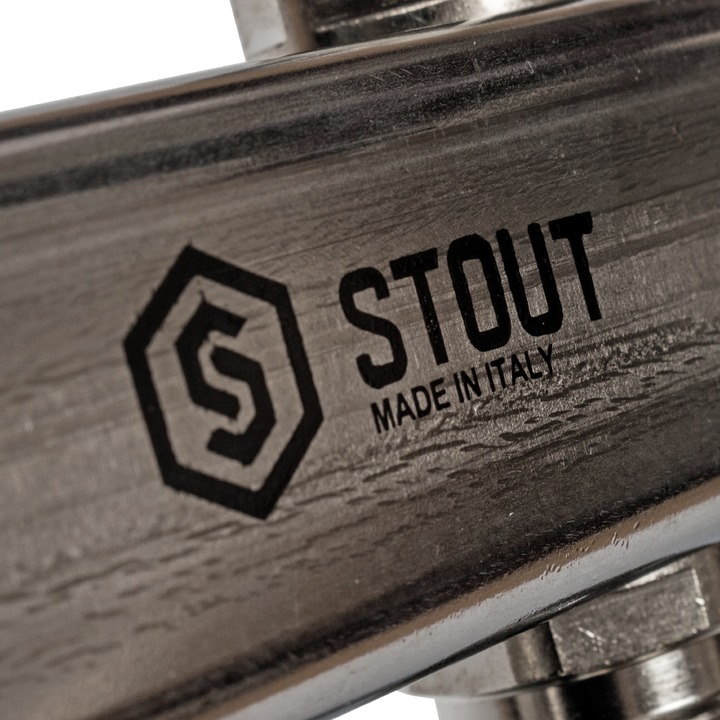Коллектор нерж. для радиаторной разводки, 1"/3/4"x9 STOUT