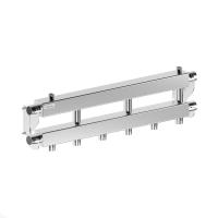 Модульный коллектор MKSS-100-3 (нерж.до 100кВт 2 магистр.подкл.G1¼″ 3 конт G1″ кроншт K.UF)