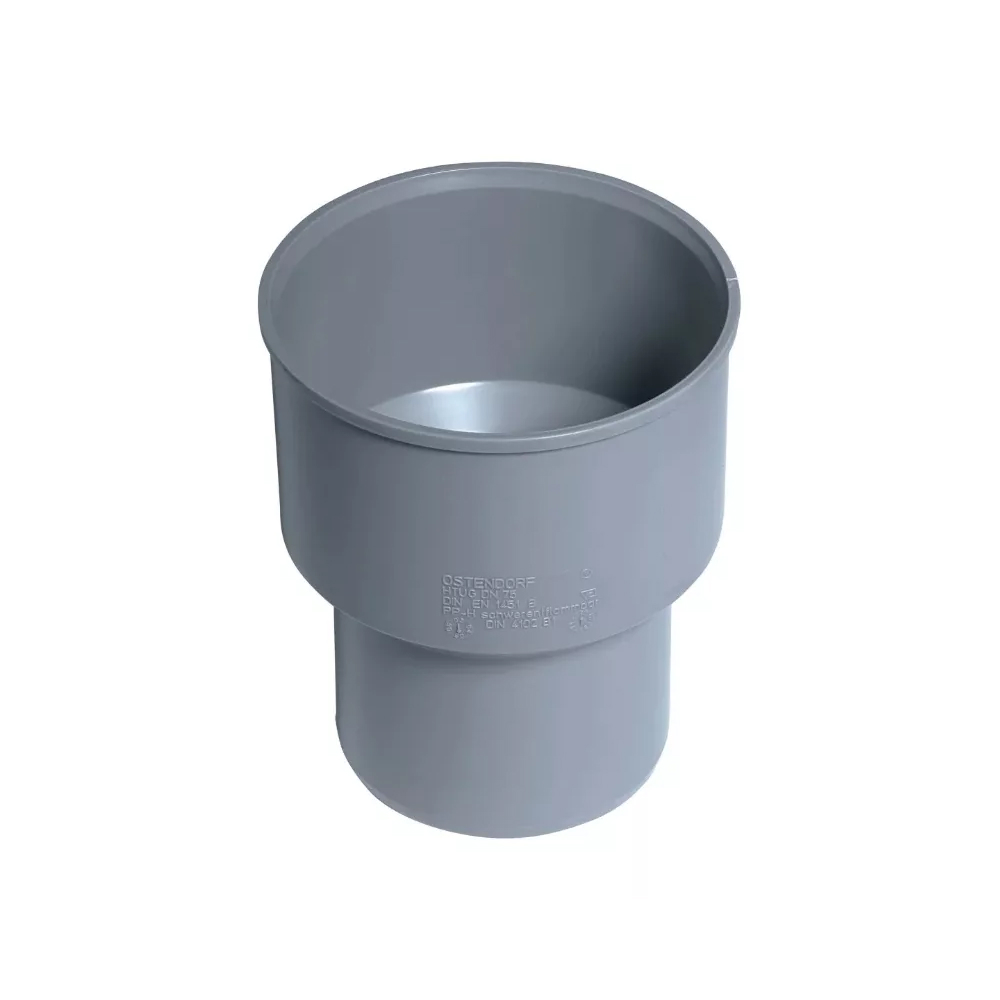 Переходник на металл. труб. 40/40 Ger для внутренней канализации, Ostendorf  (20/2880)