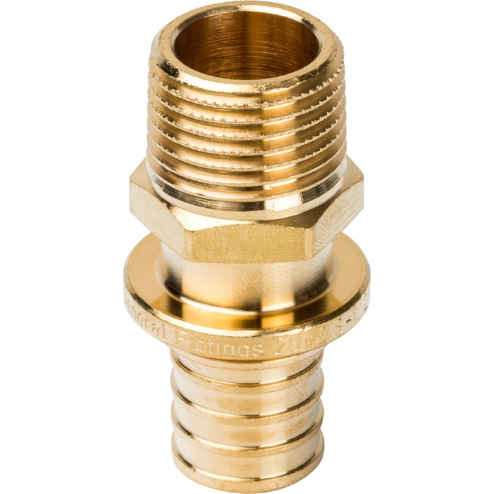 Переходник с наружной резьбой 20xR 1/2" (10/100) STOUT