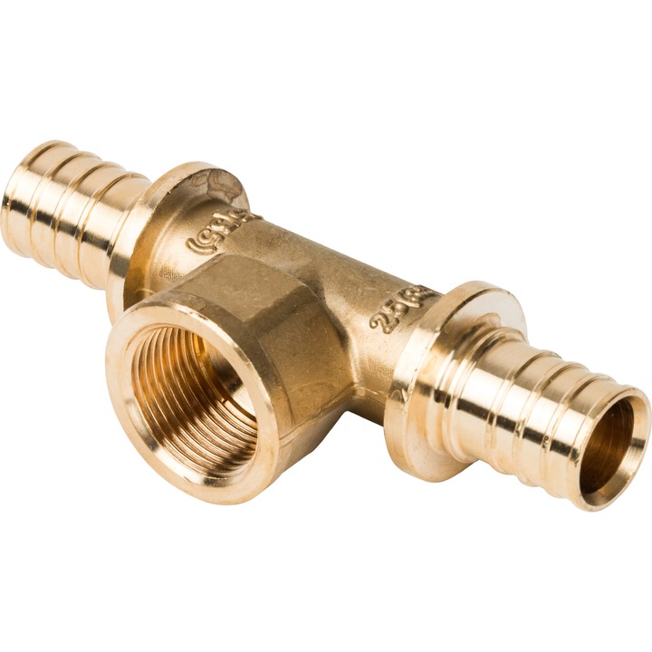 Тройник-переходник с внутренней резьбой 25xR 3/4" (5/25) STOUT