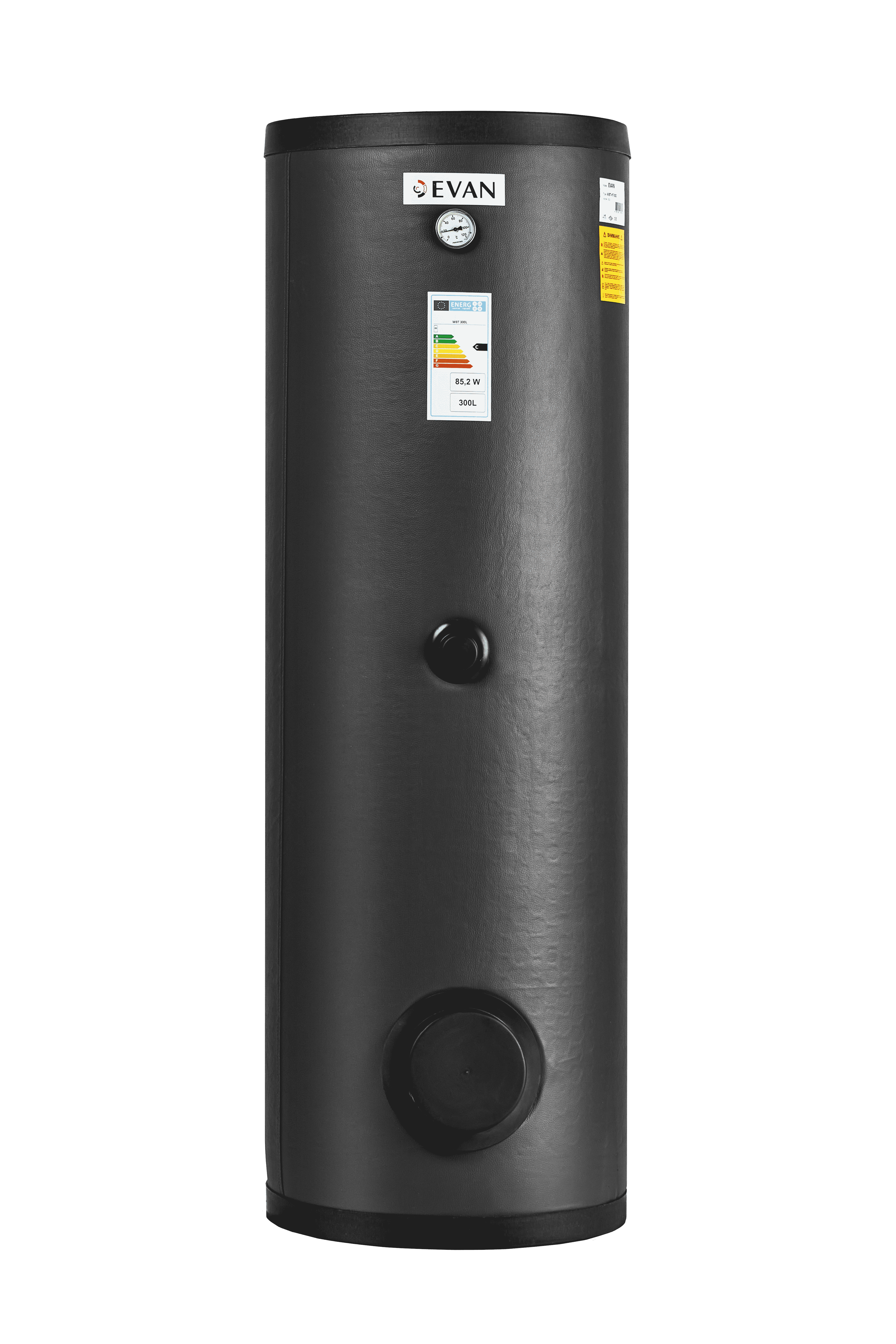 Бойлер косвенного нагрева с одним змеевиком 1500 л "EVAN" WBT-HT-1500