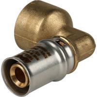 Пресс угольник-переходник с внутренней резьбой 1/2"х16 (10/150) STOUT