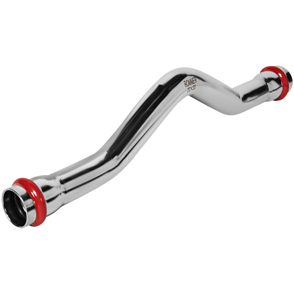 Обвод ВПр-ВПр 22 из нержавеющей стали прессовой ROMMER