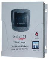 Solpi-M Стабилизатор эл-рел. типа, настен. мет. корпус, цифров. дисп. от 100 Вольт TDR-N-10000