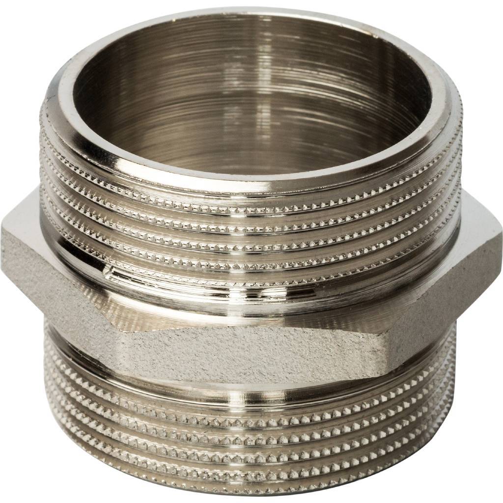 Ниппель HH никелированный 1 1/4" (50) STOUT