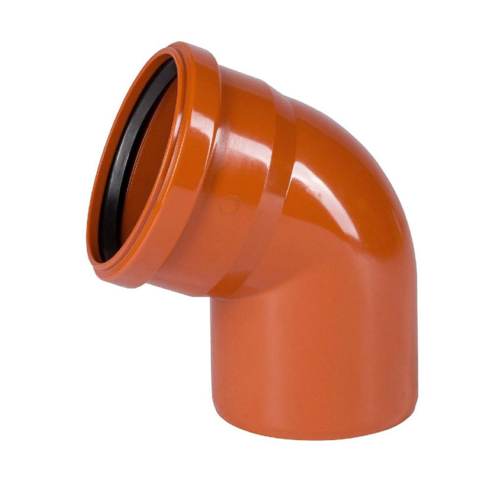 Отвод KGB 200*67 гр. Ger для наружной канализации,  Ostendorf (1/40)