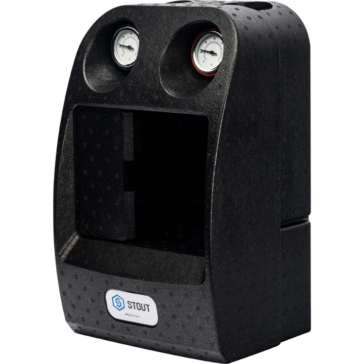 Насосная группа с прямым контуром 1 1/4" без насоса в теплоизоляции DN 32 STOUT